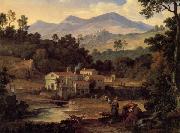Joseph Anton Koch The Monastery of St.Francis in the Sabine Hills,Rome oil painting artist